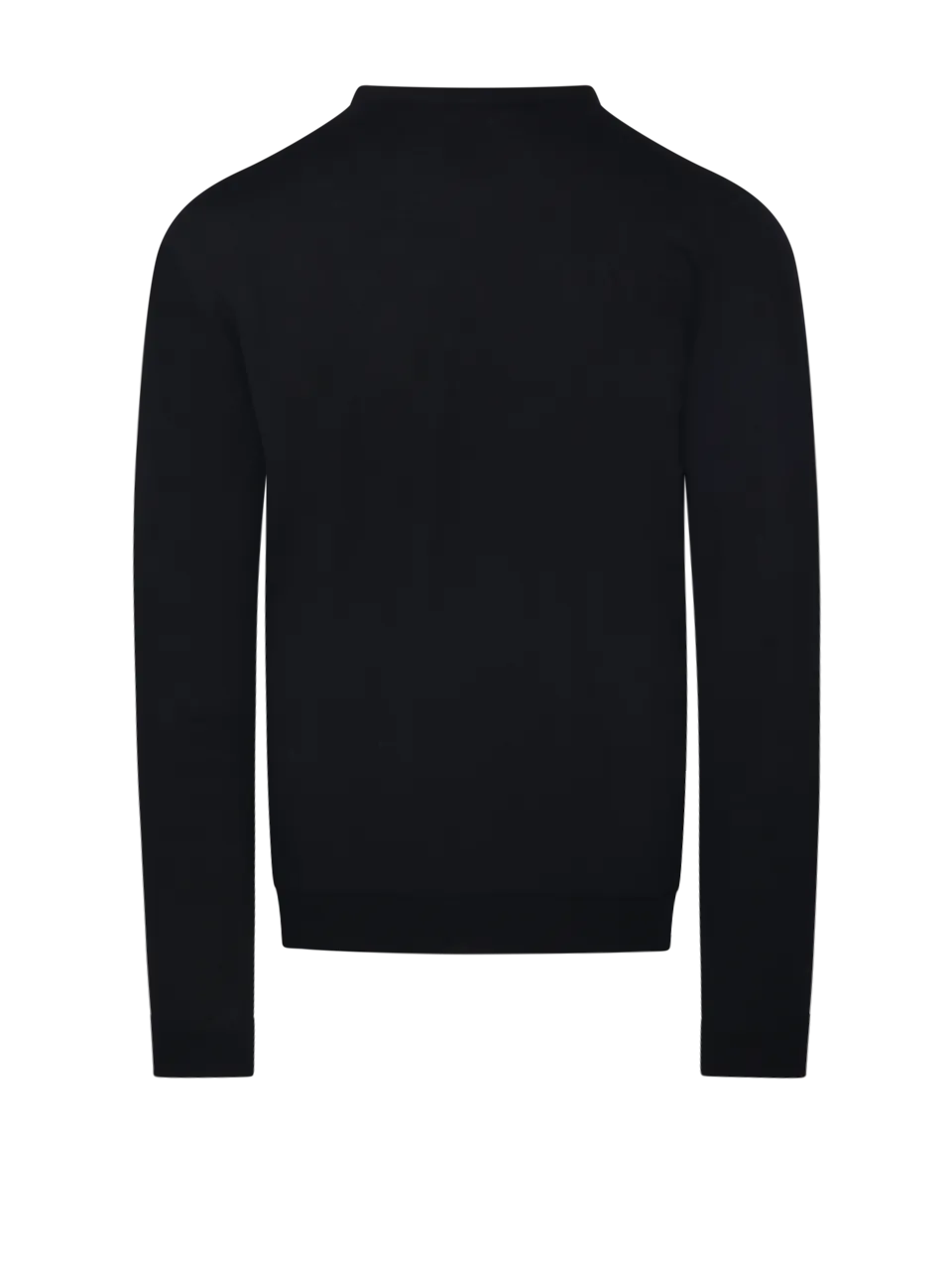 MEN ROBERTO COLLINA BLACK MERINOS WOOL SWEATER