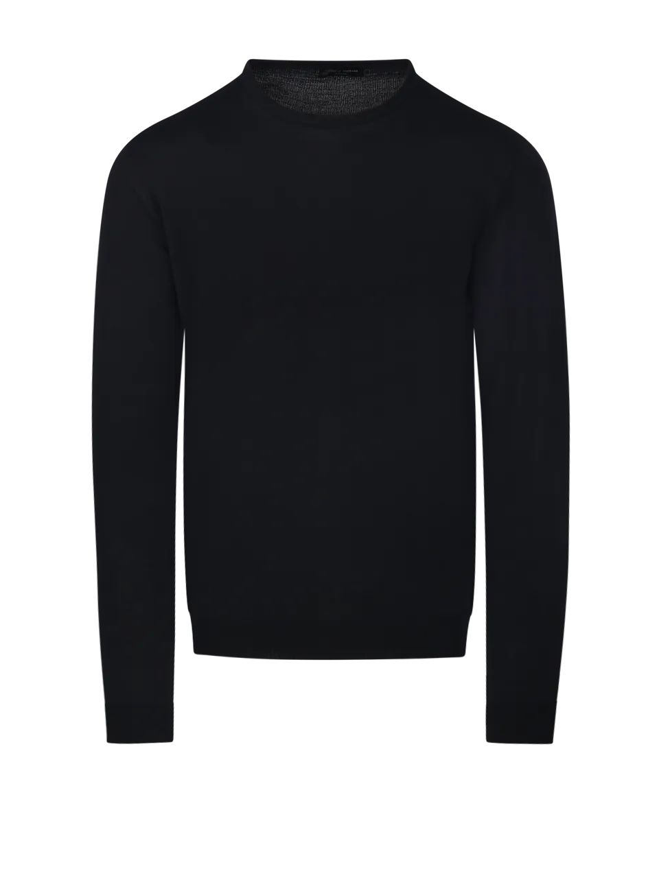 MEN ROBERTO COLLINA BLACK MERINOS WOOL SWEATER