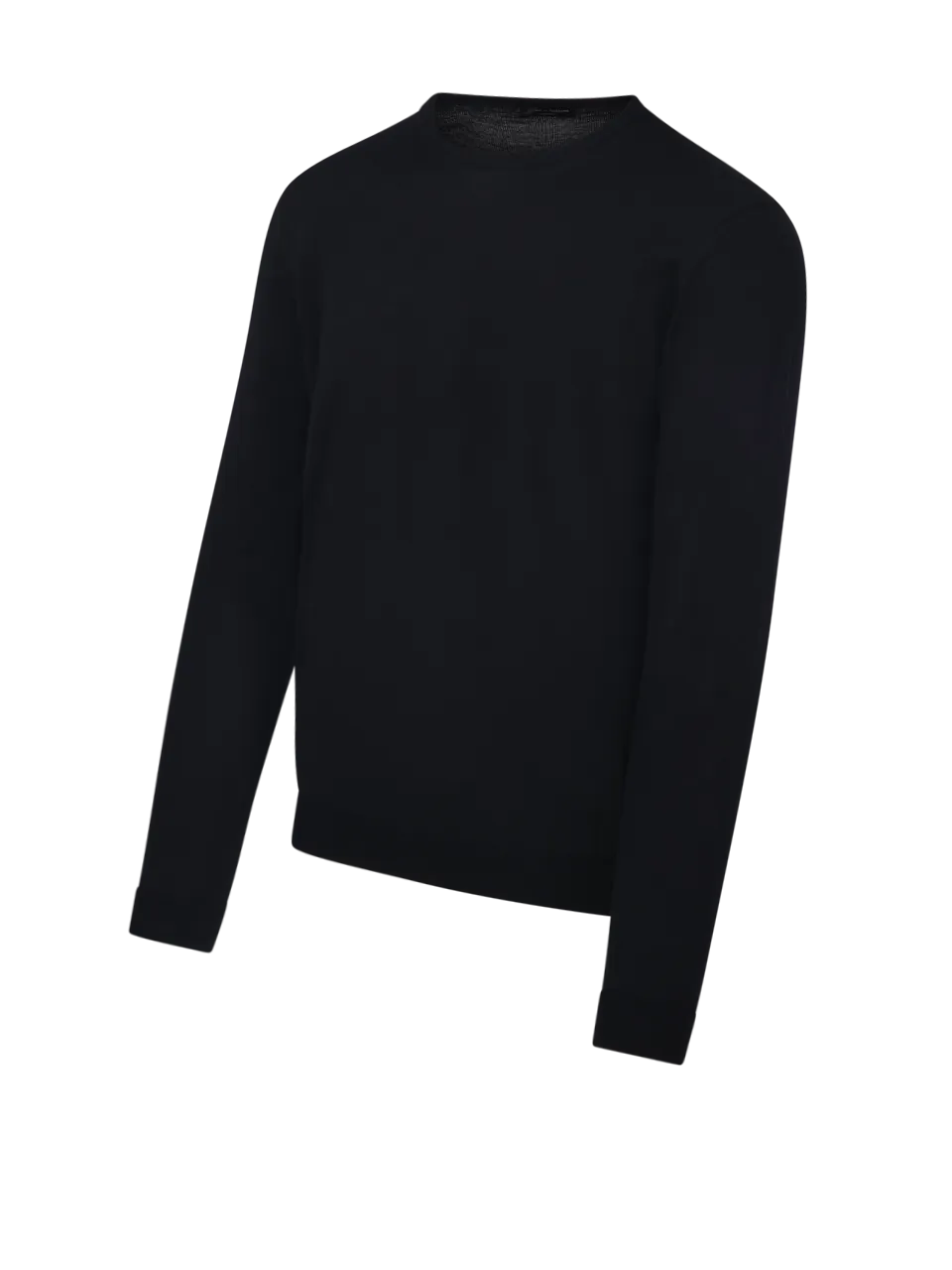 MEN ROBERTO COLLINA BLACK MERINOS WOOL SWEATER