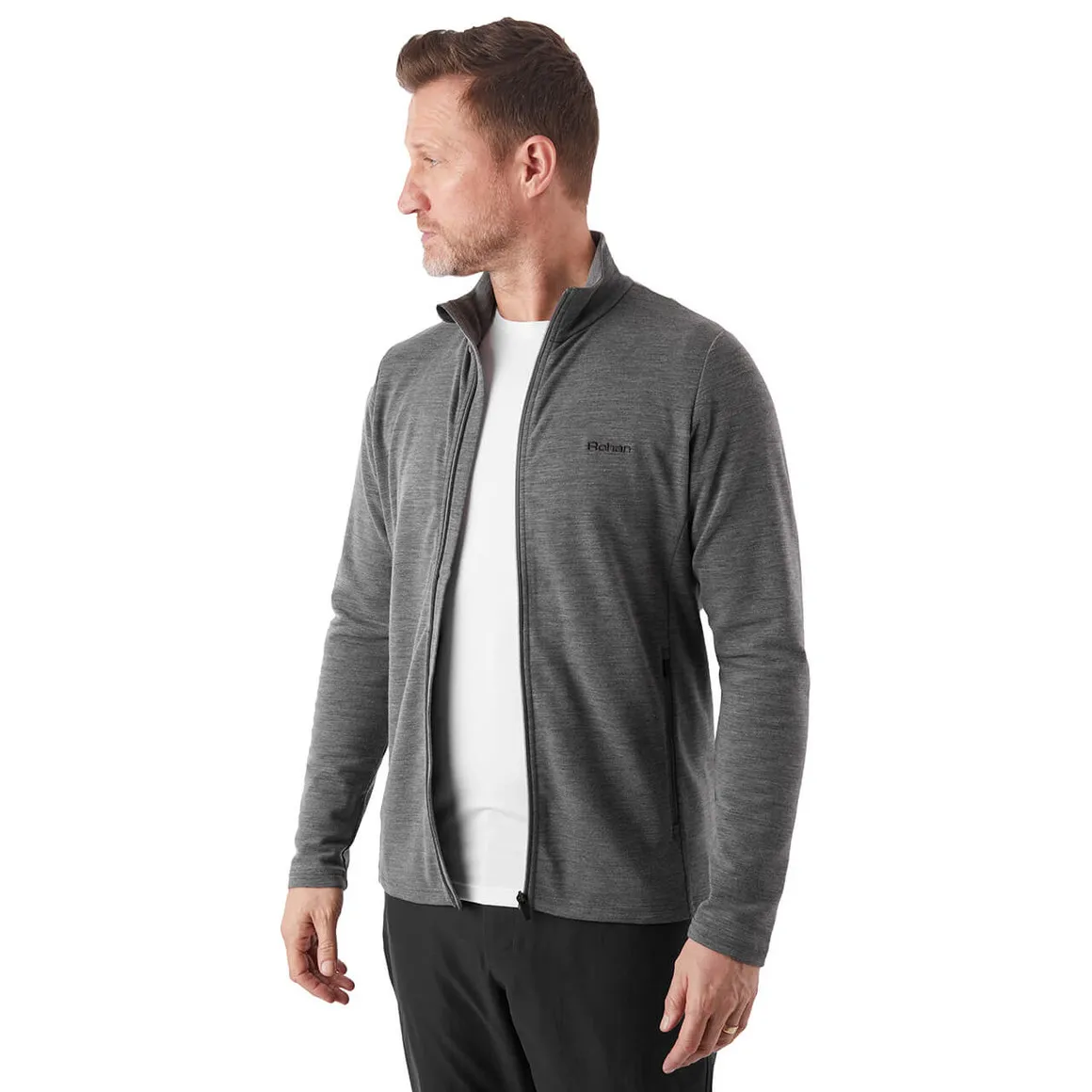 Men's Radiant Merino Jacket Dark Grey Marl