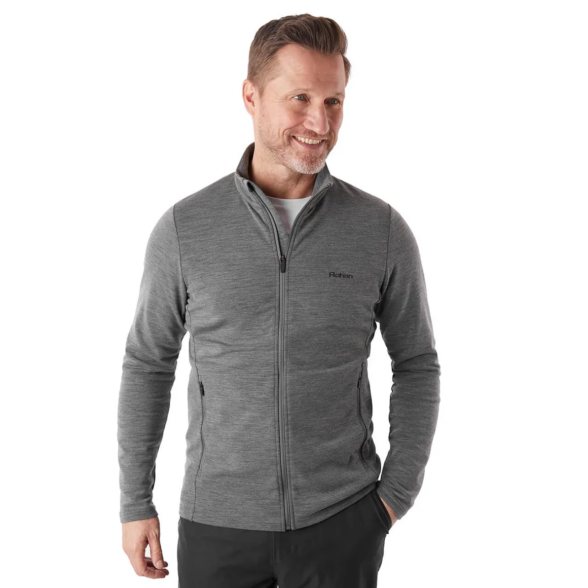 Men's Radiant Merino Jacket Dark Grey Marl