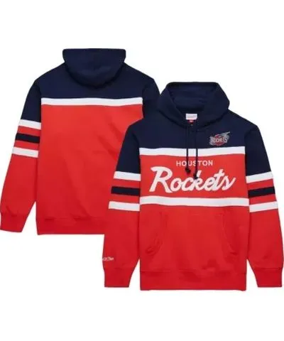 Mitchell & Ness Men's NBA Houston Rockets Head Coach Pullover Hoodie