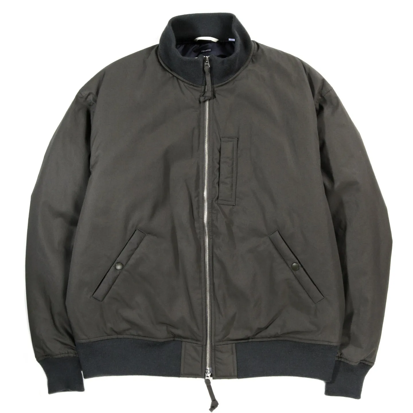 NANAMICA INSULATION VARSITY JACKET MOSS GREEN