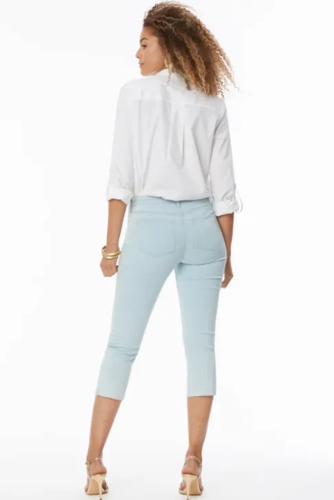 NYDJ Chloe capri jeans, raw edge SALE Sizes 0, 4