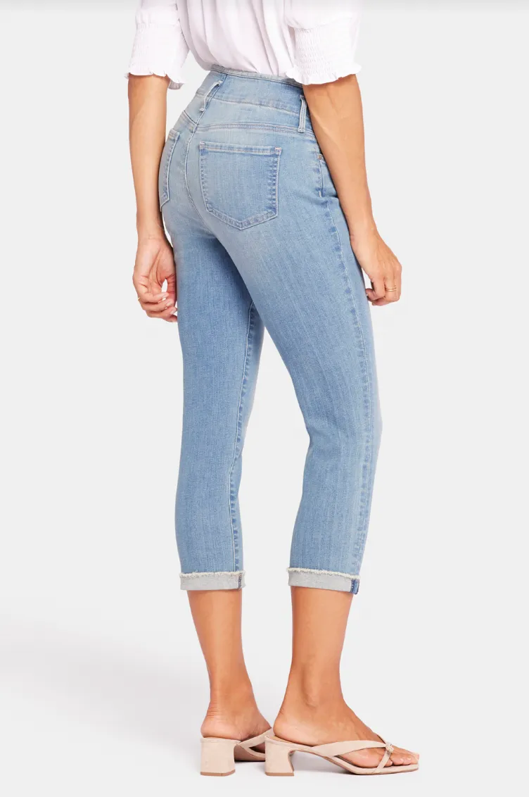 NYDJ Chloe capri jeans with Hollywood waistband