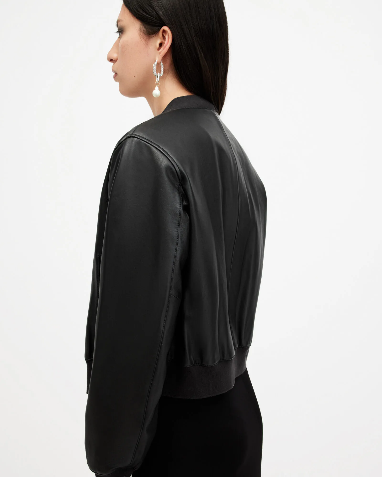 Orten Leather Bomber Jacket