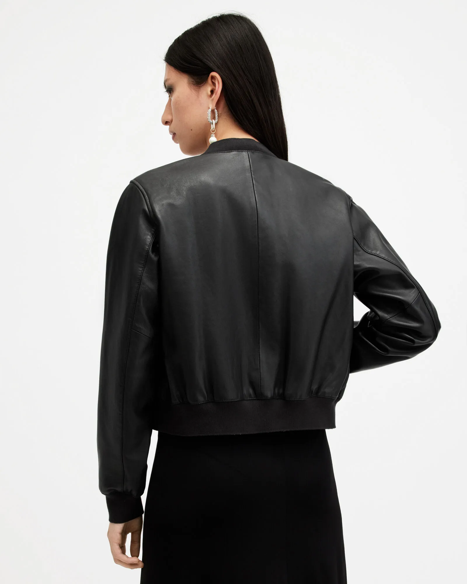 Orten Leather Bomber Jacket