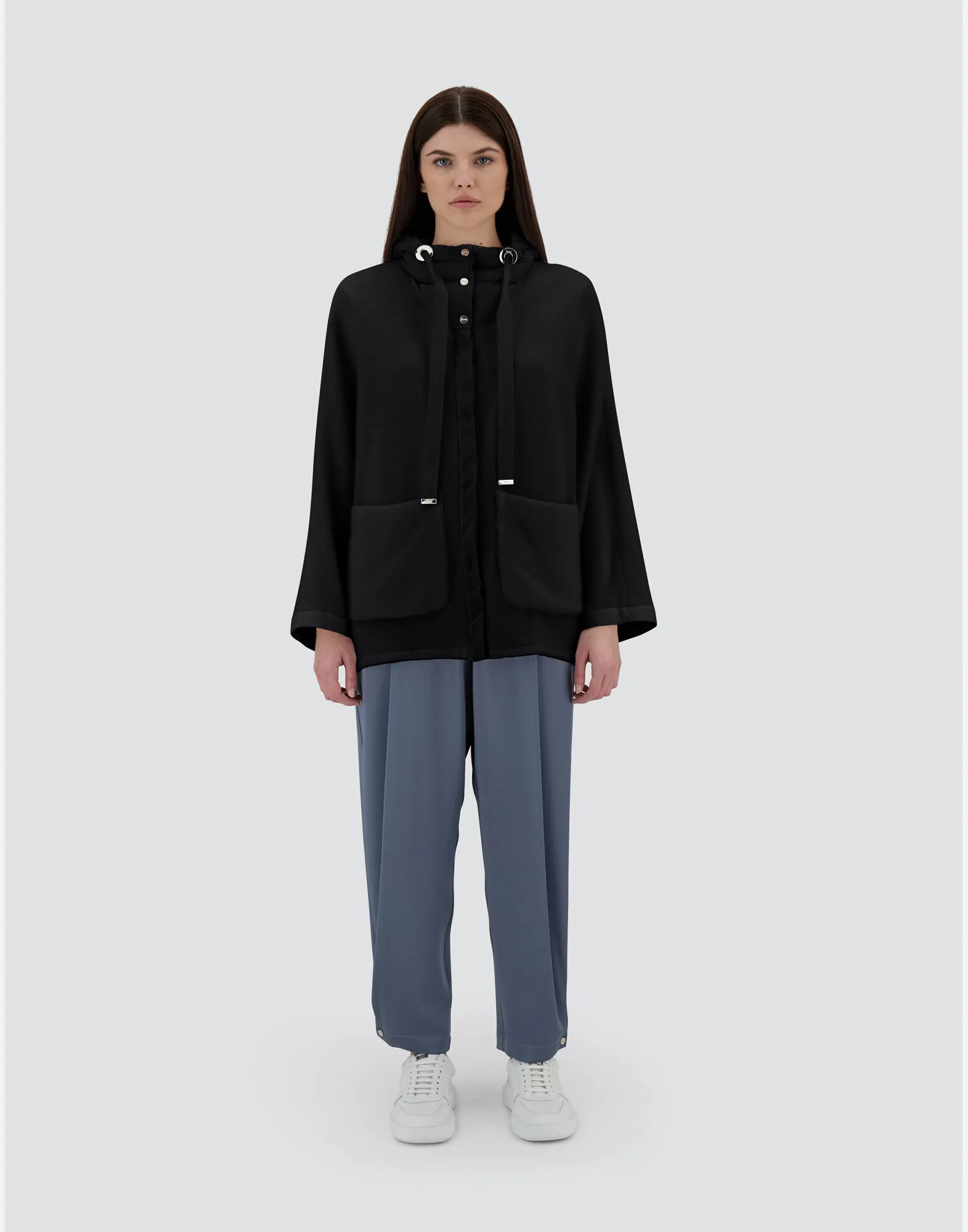 Parka & Jackets RESORT JACKET IN SOFT PONCHO & NYLON ULTRALIGHT