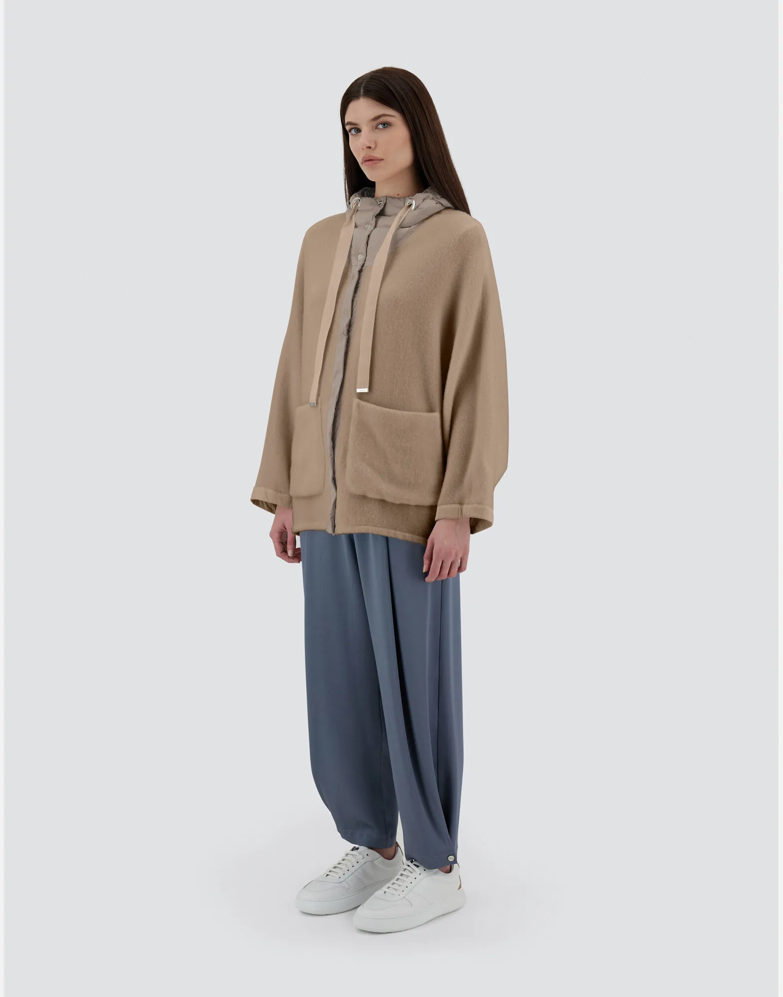 Parka & Jackets RESORT JACKET IN SOFT PONCHO & NYLON ULTRALIGHT