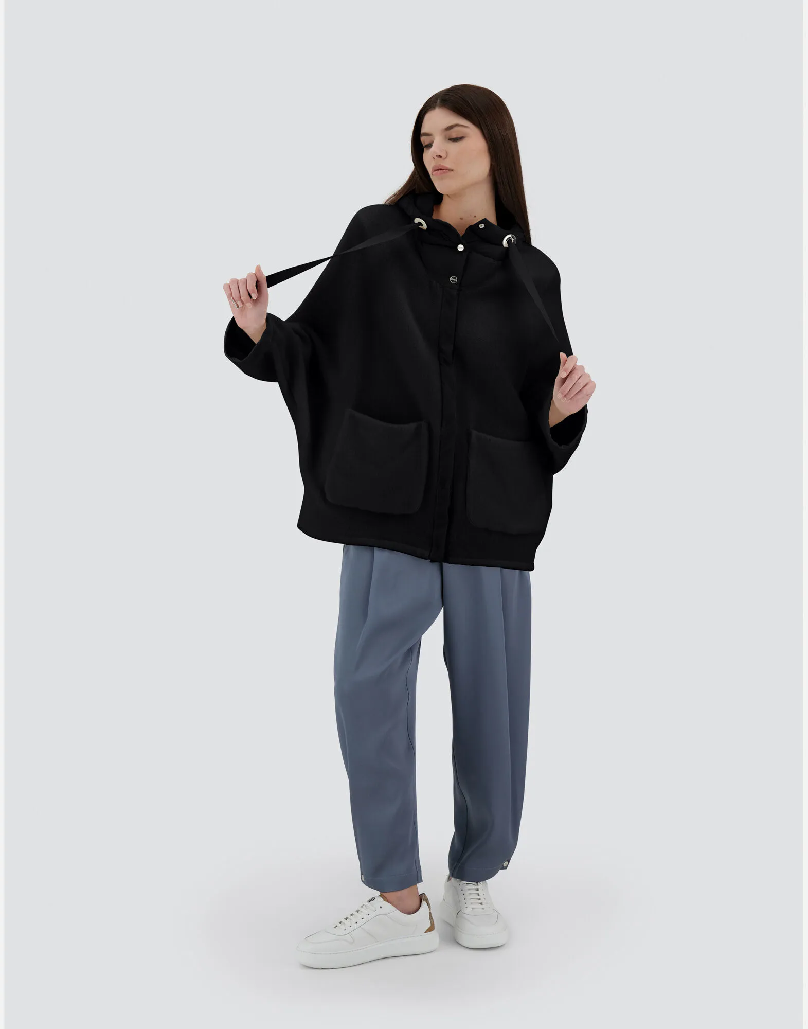 Parka & Jackets RESORT JACKET IN SOFT PONCHO & NYLON ULTRALIGHT