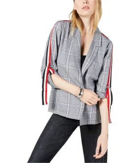 Project 28 Womens Striped Sleeve Blazer Jacket