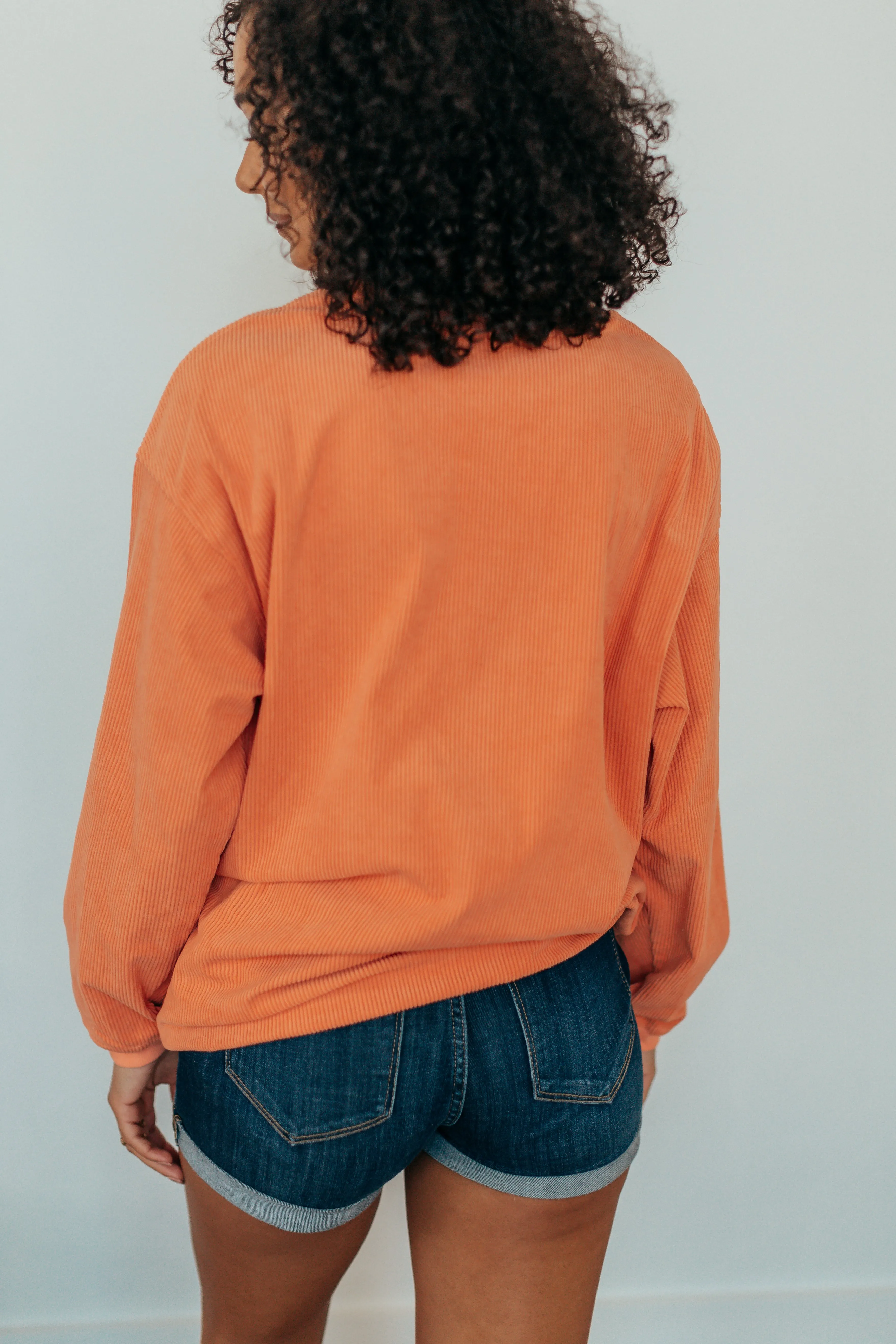 Ribbed Corded Sweatshirt - 6 Colors