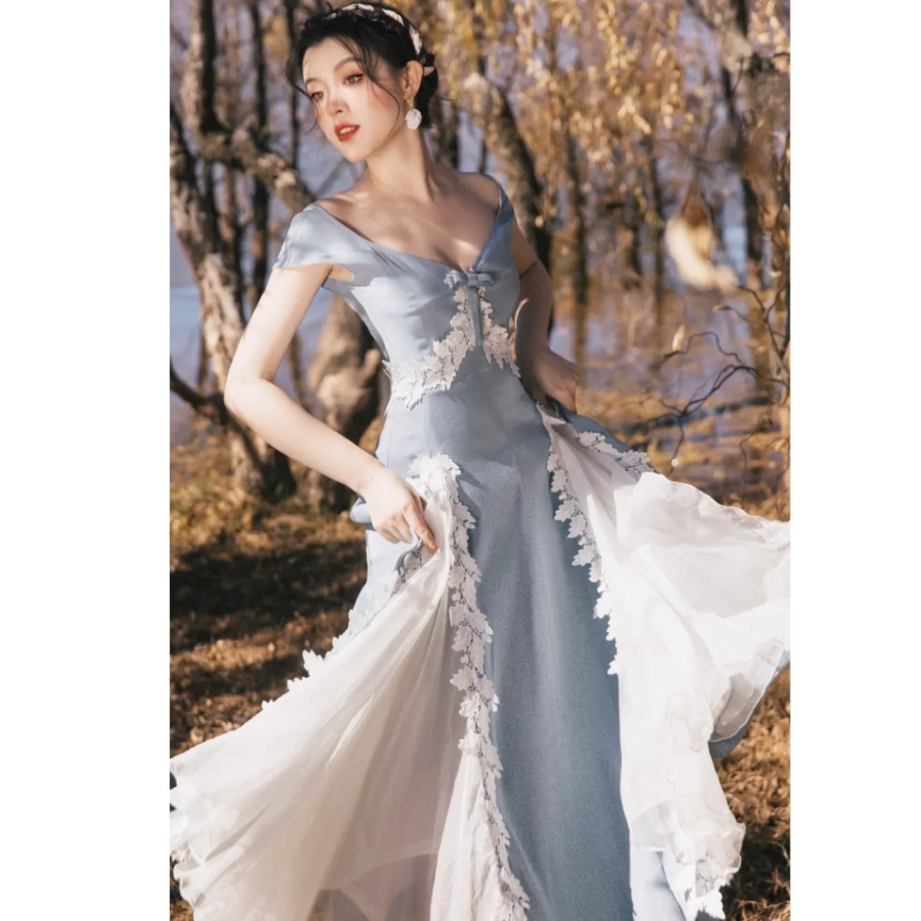 Romantic Royalcore Dress, Orella