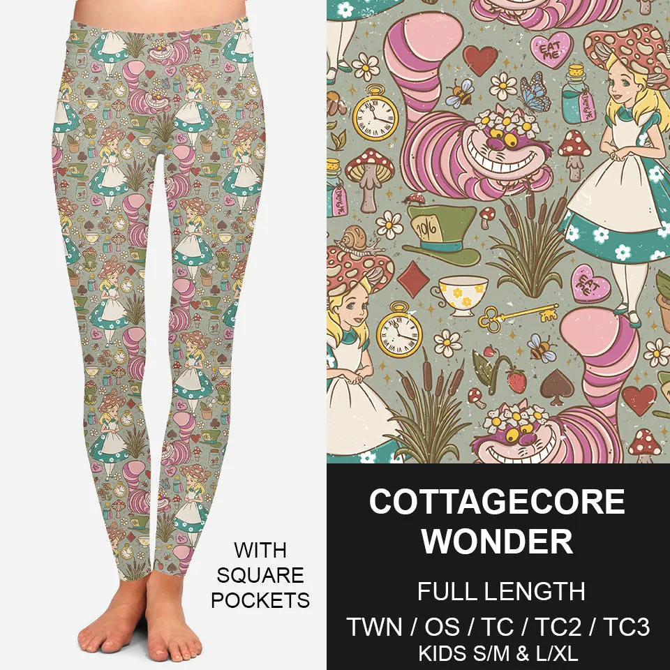 RTS - Cottage Wonder Leggings w/ Pockets