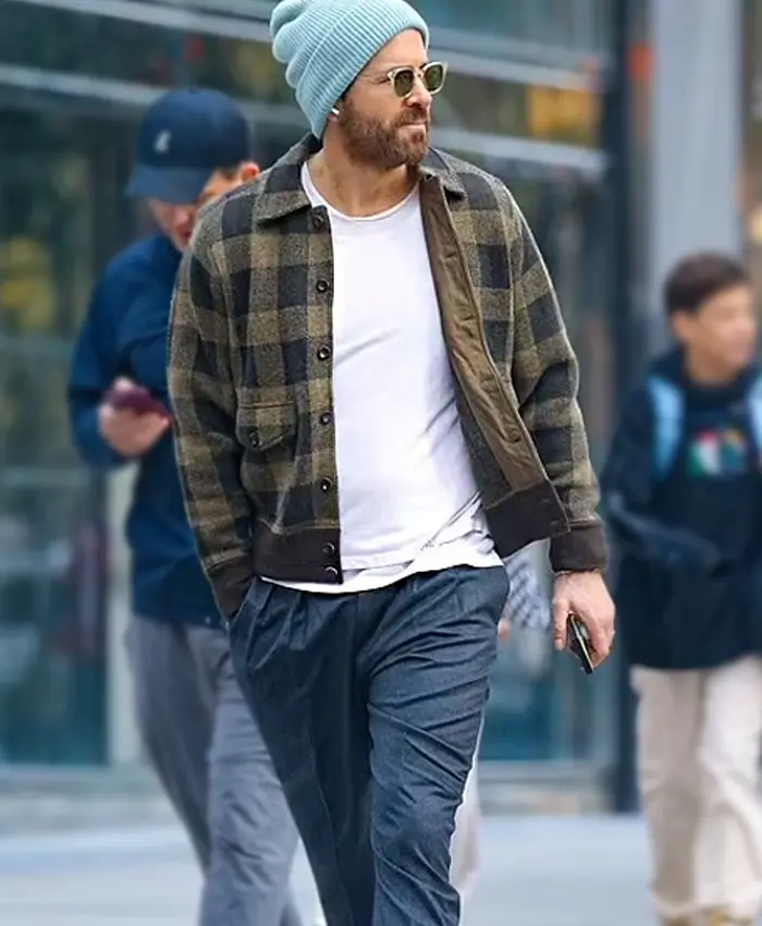 Ryan Reynolds Plaid Jacket - William Jacket