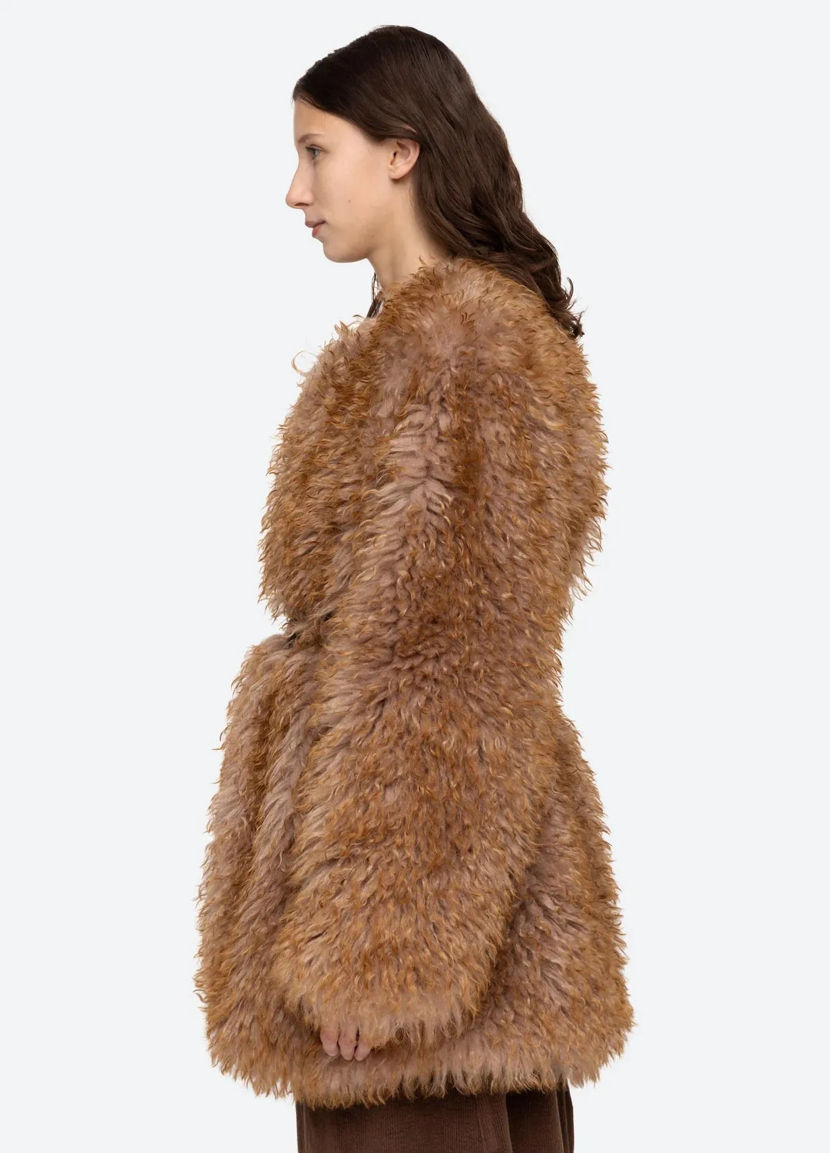 Sea NY Fifi Faux Fur Jacket