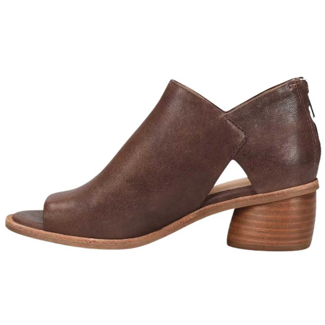 Sofft Carleigh Peep Toe Heel Cocoa Brown (Women's)