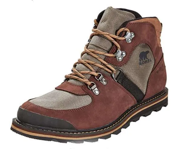 Sorel Men’s Madson Sports Hiker Leather boots Brown Mud