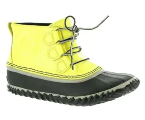 Sorel Women’s Out ‘n About Rain Boots (Zest/Dove)