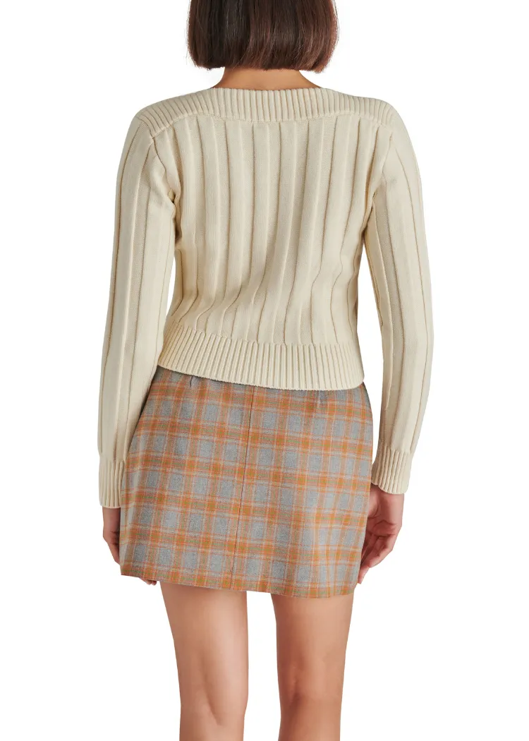 Steve Madden Serra Sweater - Dirty White