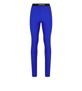 STRETCH LYCRA LOGOED LEGGINGS