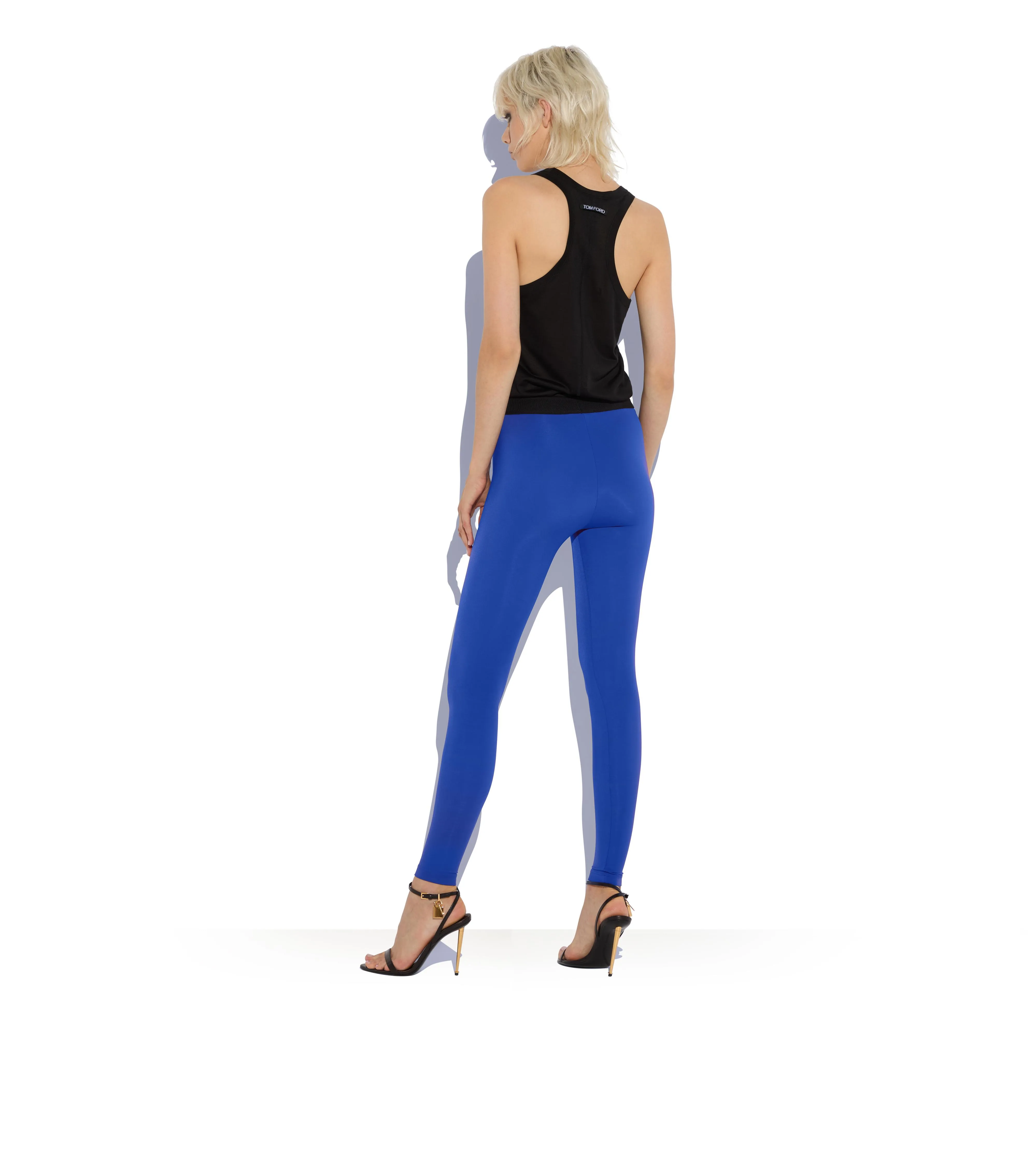 STRETCH LYCRA LOGOED LEGGINGS