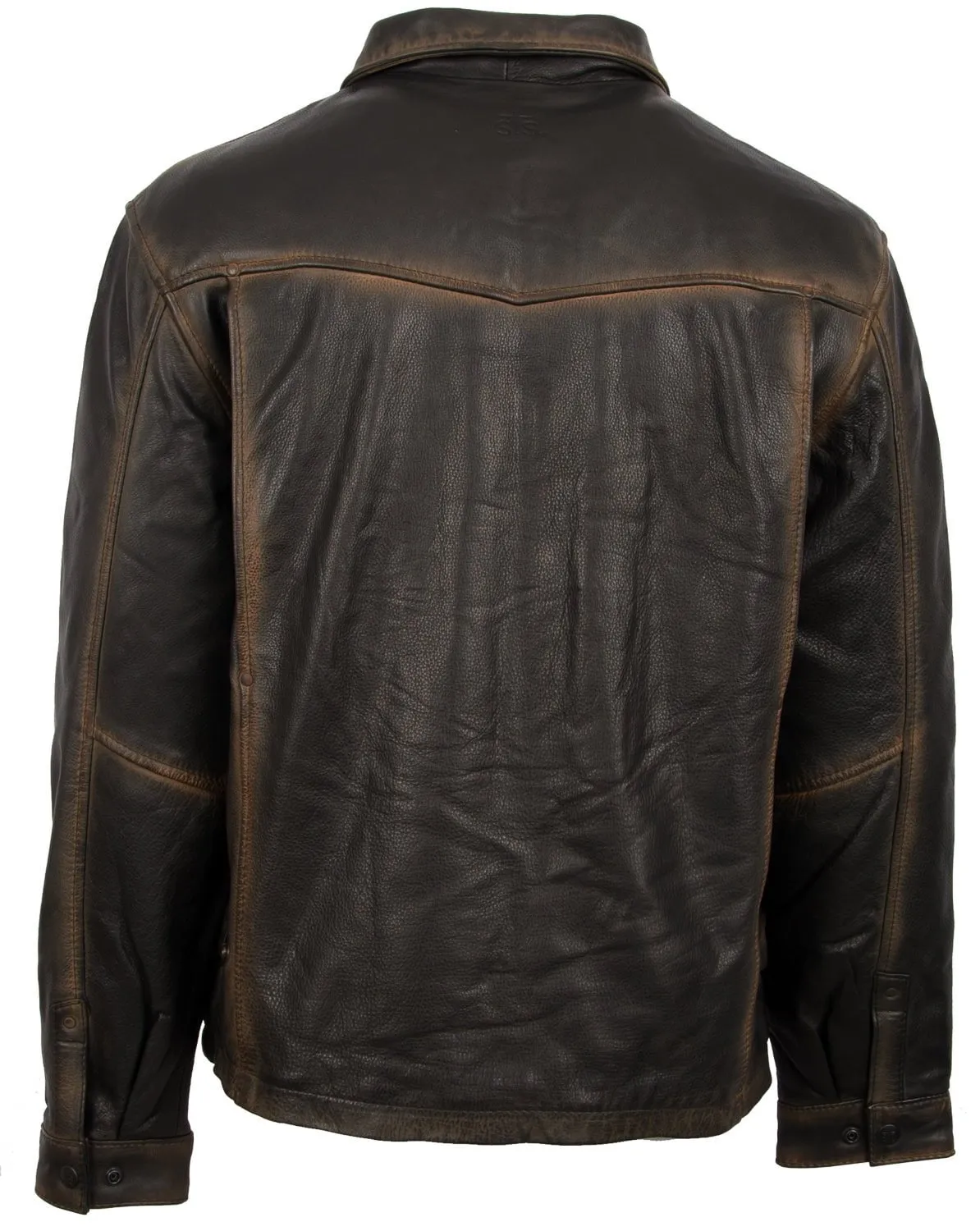 STS Ranchwear Rifleman Youth Leather Jacket Espresso