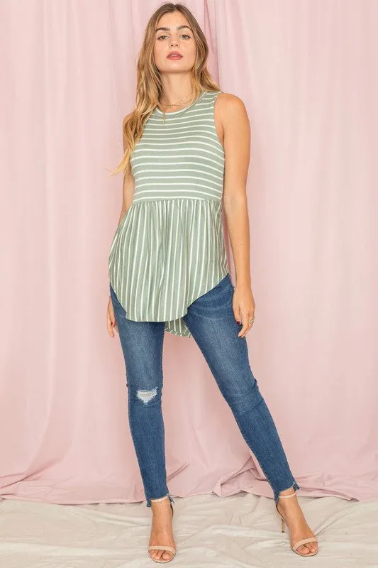 Susan Striped Tank Top - 5 Colors