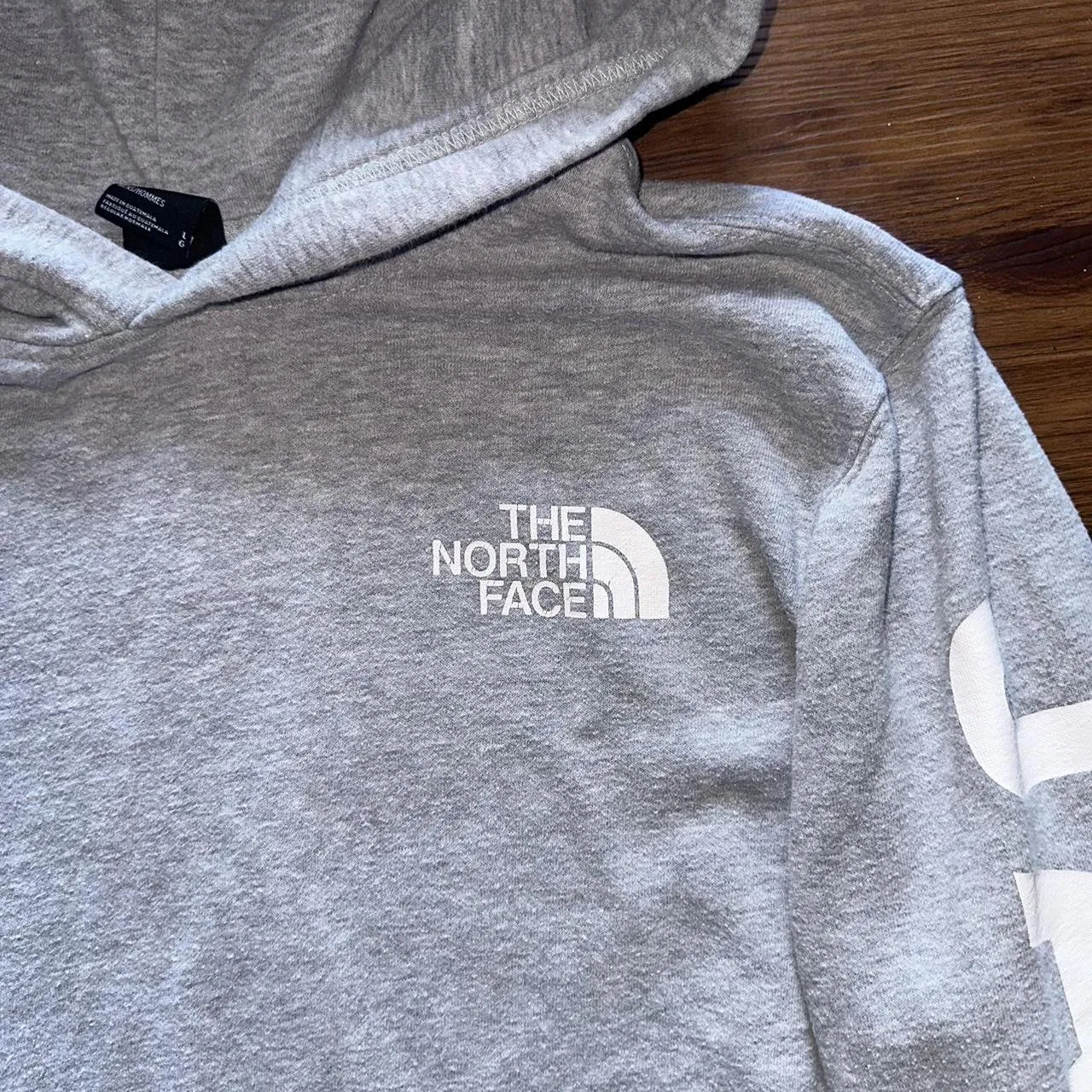 The North Face Men's Grey Hoodie