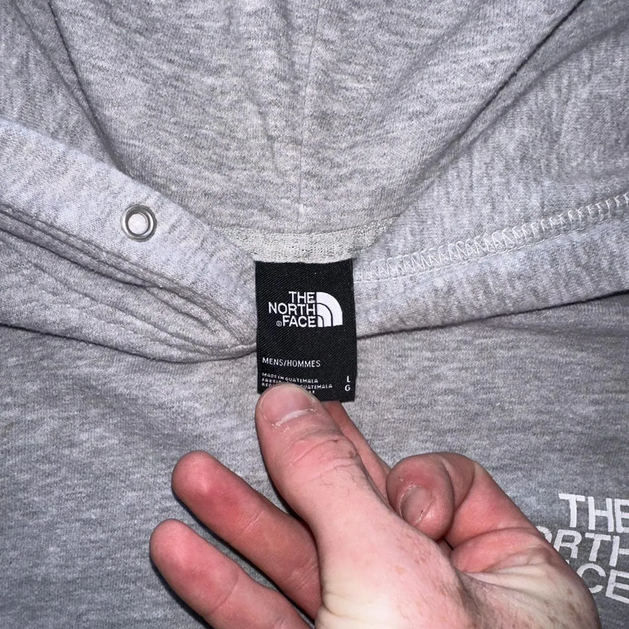 The North Face Men's Grey Hoodie