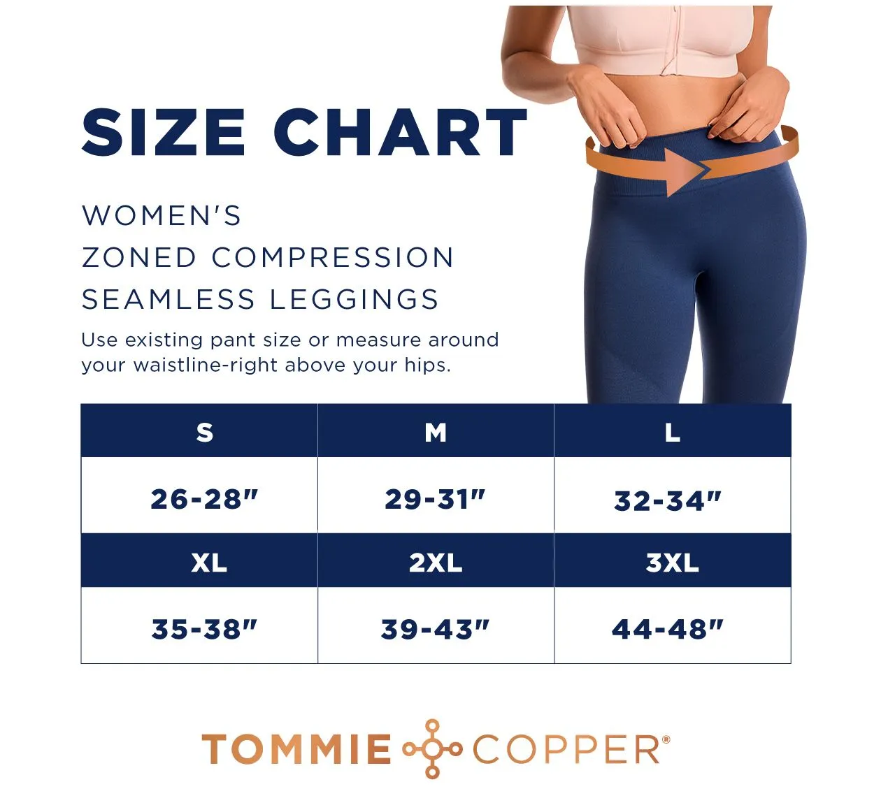 Tommie Copper Seamless Compression Leggings