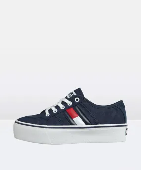 Tommy Jeans Flatform Flag Sneaker - Navy