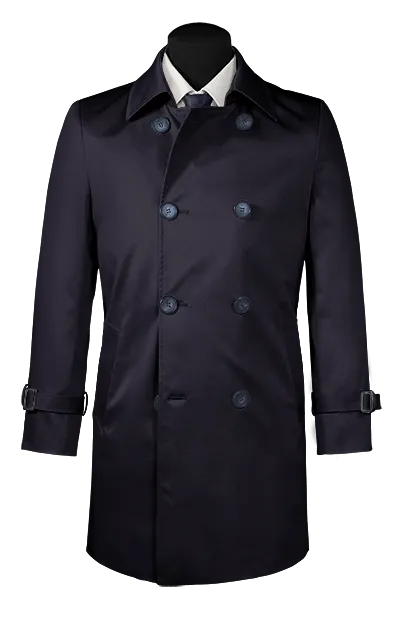  Trench coat azul