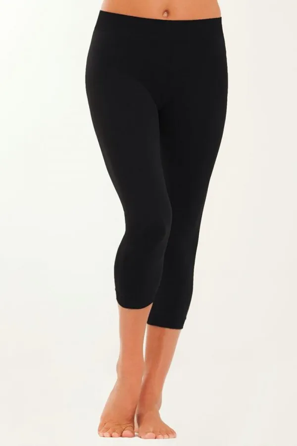 TruActivewear Fleece Lined Capri Leggings