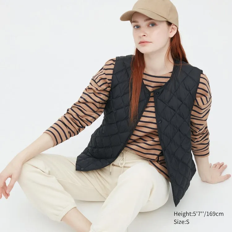 Uniqlo Ladies Padded Quilted Vest for Warmth