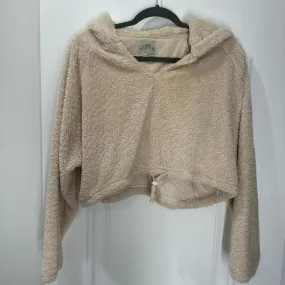 Urban Outfitters Women's Cream and Tan Hoodie