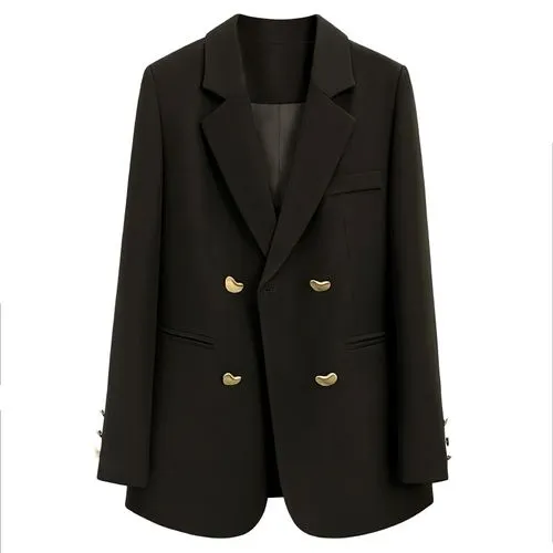 Women's Coat Long Sleeve Blazers Elegant Solid Color