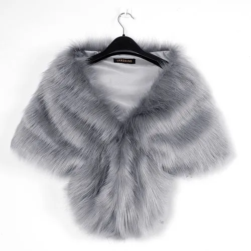 Women's Fashion Solid Color Faux Fur Coat