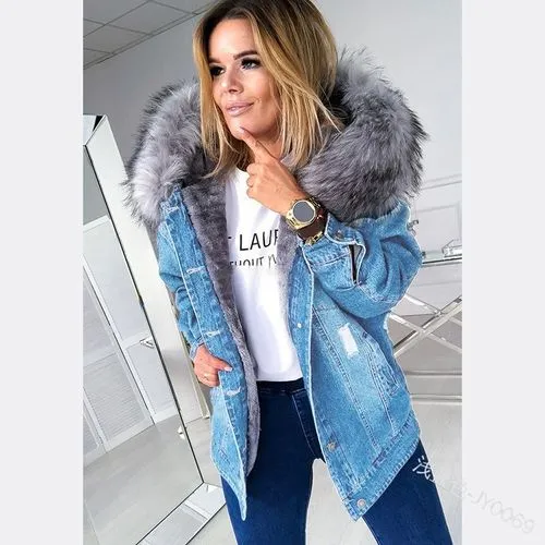 Women's Fashion Solid Color Single Breasted Coat Woolen Coat