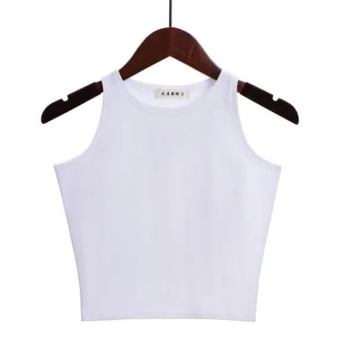 Women's T-shirt Sleeveless Tank Tops Basic Fashion Solid Color