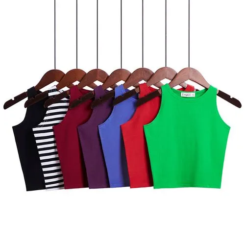 Women's T-shirt Sleeveless Tank Tops Basic Fashion Solid Color