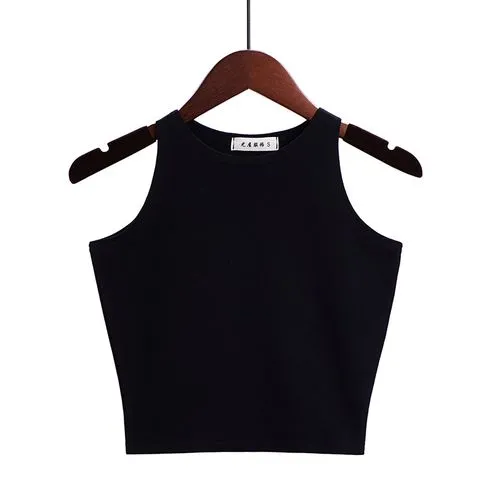 Women's T-shirt Sleeveless Tank Tops Basic Fashion Solid Color