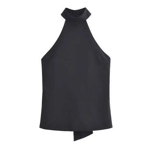 Women's Tank Tops Backless Sexy Streetwear Solid Color