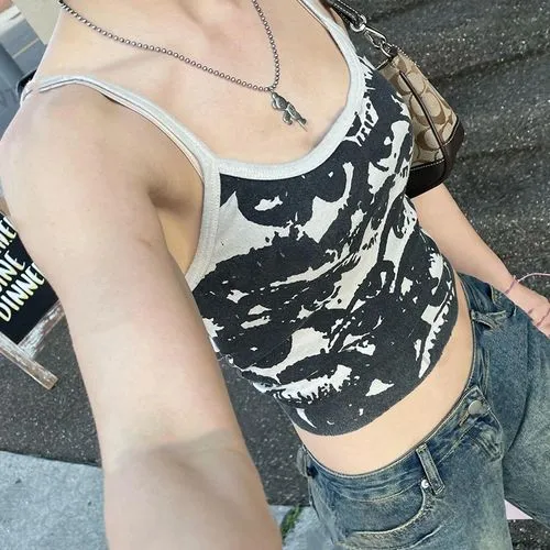 Women's Vest Tank Tops Printing Vintage Style Sexy Eye