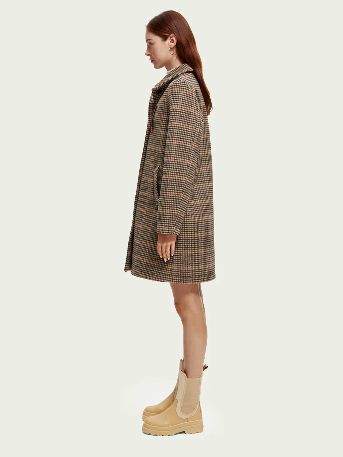 Wool-blend Coat