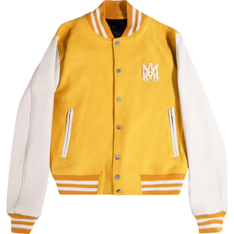 Yellow Amiri Varsity Jacket - William Jacket