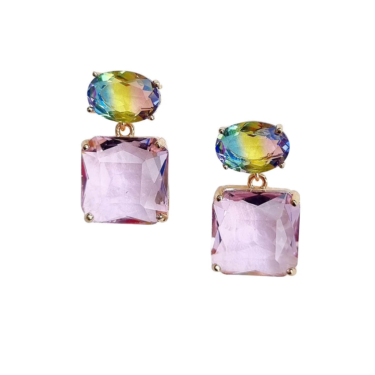 Zoda - Aurelia Gem Earring - Pink